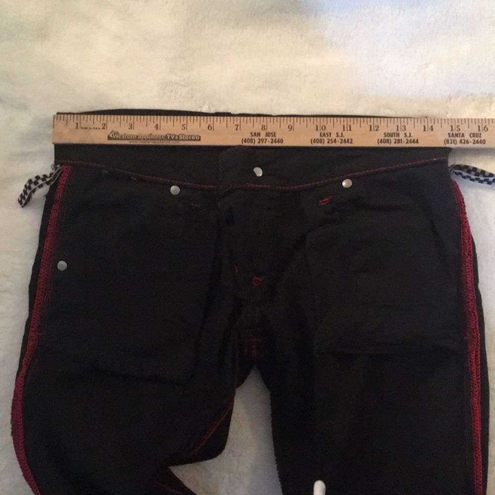 Miss Sixty black jeans with blinged out lips RARE - Picture 8 of 8